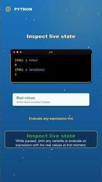 Debugging with pdb & breakpoint() | Python in 2 Minutes