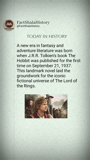 The Book That Created a Legend: The Hobbit Turns the Page #history #bookhistory #shorts