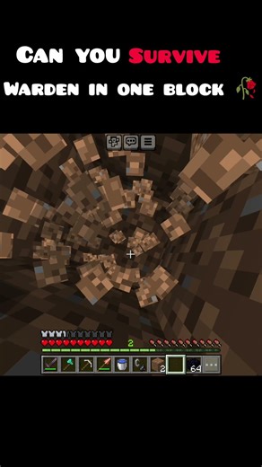 Can You Hide From a Warden in 1 Block? 😳