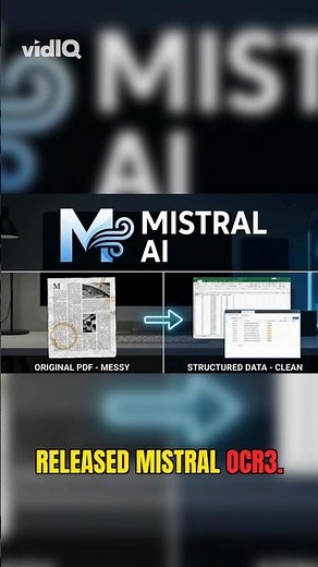 Mistral OCR3: Finally, AI Fixes Messy Documents! #shorts #shortsfeed #MistralAI