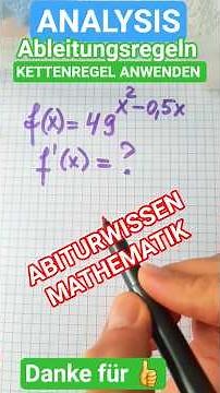 Deriving a composition from an exponential and a square function #chainrule #shortsfeed2026