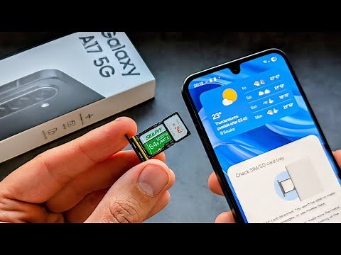 How to Insert SIM & Memory Card in Samsung Galaxy A17 5G ( Dual SIM + Expand Storage )