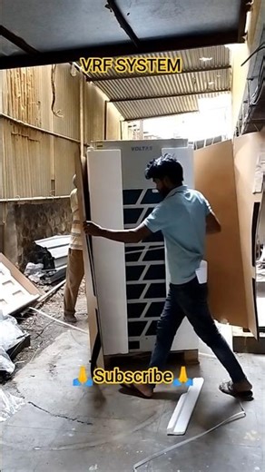VOLTAS VRF OUTDOOR UNIT UNBOXING| HVAC OUTDOOR UNIT UNBOXING #accircuits #hvac #vrfsystem #shorts