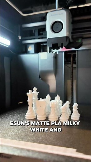 3D Printed Chess Set♟️ | Scaled Up Travel Chess on the Bambu Lab X1 Carbon #3dprinting #chess