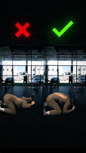 How to do cable crunch right🤔