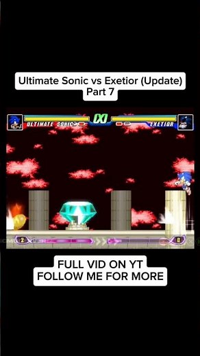 Ultimate Sonic vs Exetior (Update) - Part 7