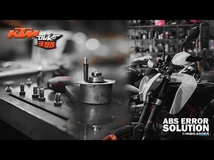KTM Duke 390 ABS Error Fix | DIY | Motoblazer Highlander