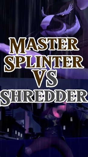 Master Splinter vs Shredder