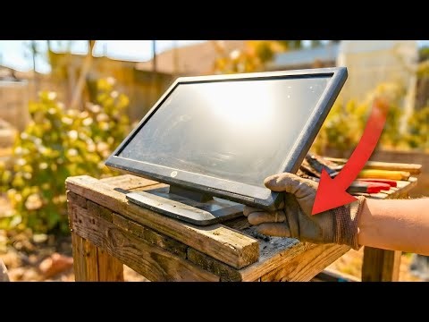 You Won’t BELIEVE What This Broken Monitor Can Become – Genius DIY Home Tool