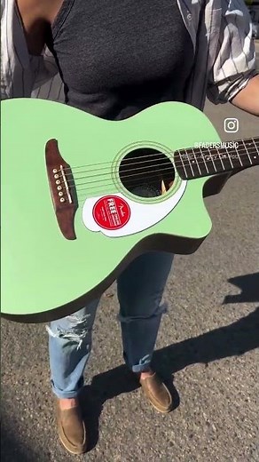 Fender Newporter Player – Surf Green Acoustic Flip 🌊🎸
