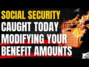 Social Security Was Caught Modifying Your Benefit Amounts Today