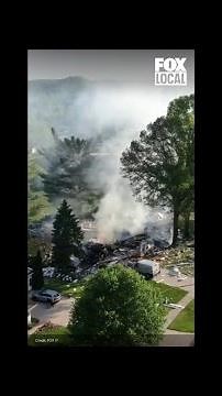 Michigan house explosion kills adult man