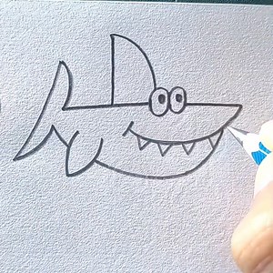 500K views · 1.4K reactions | How to draw a shark | All About Art | Facebook