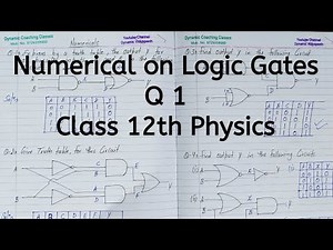 Q 1, Numerical on Logic Gates, Chapter 14, Semiconductor Electronics, Class 12 Physics