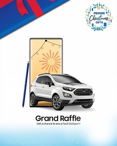 8.8K views · 198 reactions | Celebrate 10 years of Galaxy with us this Christmas. Buy any Galaxy Holiday bundle and get a chance to win a Ford EcoSport in the Grand Raffle! Hurry, promo is until December 31 only! Learn more: spr.ly/MerrierChrsitmasGifts2019-GrandRaffle | Samsung | Facebook