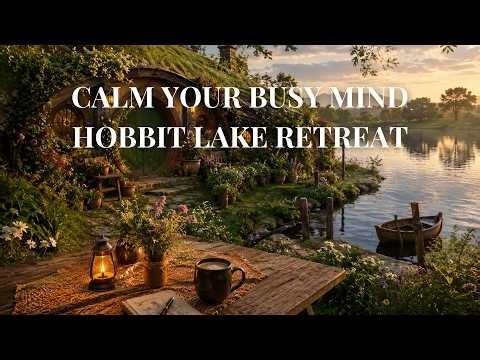 🧠 Calm Your Busy Mind | ADHD Hobbit Lake Retreat for Deep Focus, Study & Productivity
