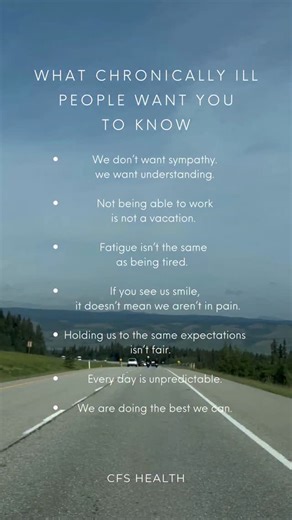 This is what living with chronic illness actually looks like. Not laziness. Not weakness. Not “just being tired.” It’s unpredictability. Invisible effort. Doing the best you can with the body you have that day. If you live with chronic illness, this is for you. If you love someone who does — please read it again. 💛 Share this with someone who needs to understand. | CFS Health
