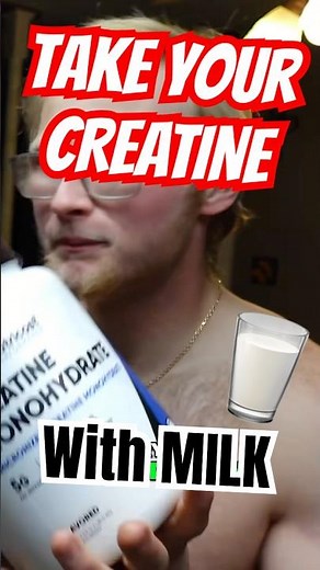 Benefits of taking CREATINE with MILK 🥛💪🏼 #creatine #milk #fyp #gym #motivation #gymmotivation