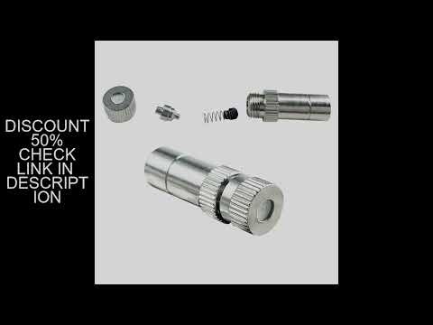 10PCS 8mm Fog Misting Nozzle Quick Connection Garden Water Irrigation Sprinkler for Low Pressure Mis