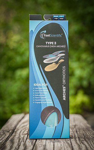 Arches Insoles Type 3 - Supination/High Arch