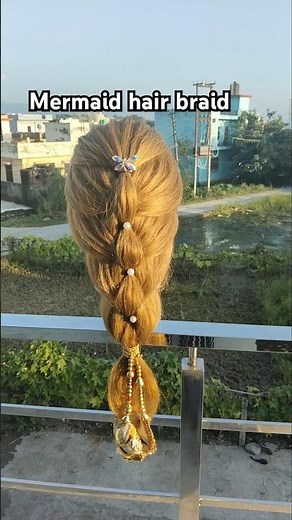 Trending Mermaid Hair Braid | Step by Step Guide..‪@looksbykareena‬ ..