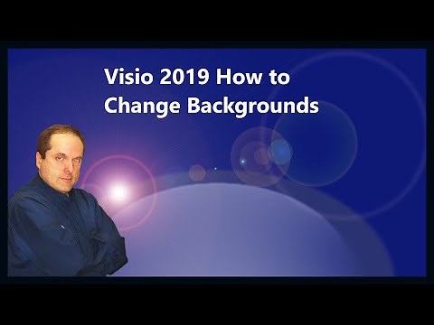 Visio 2019 How to Change Backgrounds