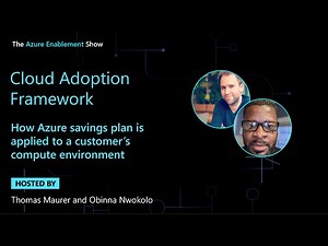 How saving plan discount is applied