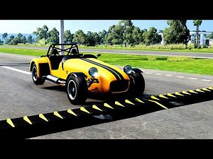 Massive Spike Strip Pileup Car Crashes #141 – BeamNG Drive | CrashBoomPunk