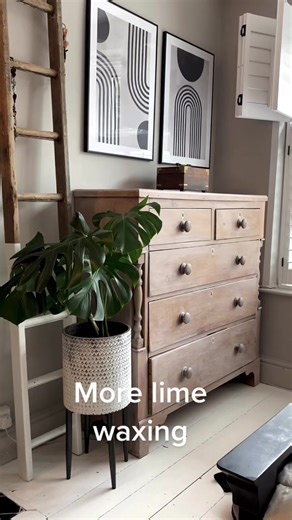 Transforming Antique Furniture with Lime Waxing: Before and After