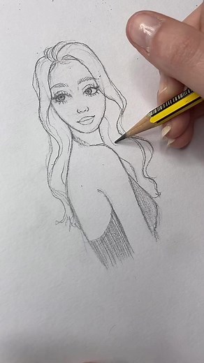 How to Draw a Red-Haired Female Figure