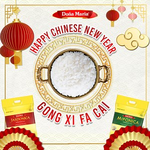 52 reactions · 16 shares | Get ready to cook up some luck this Chinese New Year with Doña Maria Rice! Let's welcome the Year of the Dragon with open hearts and delicious meals. Gong xi fa cai! #DonaMariaRice #MoreThanJustRice | Doña Maria Premium Quality Rice | Facebook