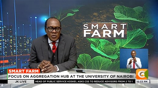 5.2K views · 133 reactions | Smart Farm: Focus on aggregation hub at the University of Nairobi Smallholder farmers get platform to access formal supply chain Hub equipped with cold storage facilities to preserve produce Centre expected to create an urban market linkage #JKLive Jeff Koinange | Citizen TV Kenya | Facebook