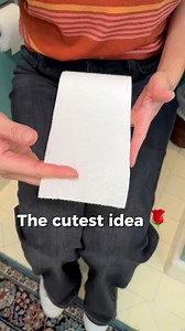 Gorgeous rose for your guest bathroom toilet paper! 🌹#valentinesdecor #ValentinesParty #hosting | Annie Lynn