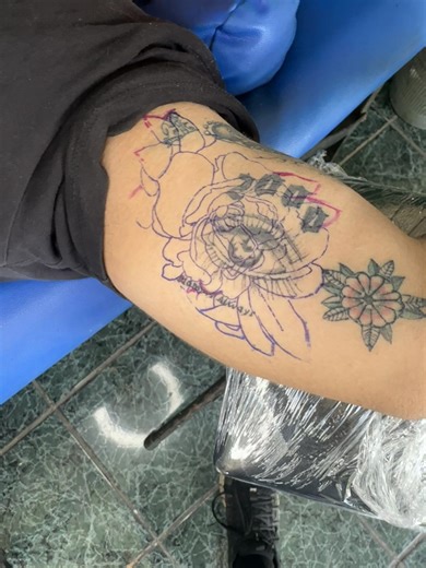 Cover Up Tattoo Ideas with Peony Designs