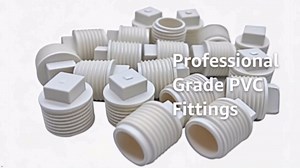 20Pcs White 1/2 Inch PVC Pipe Male Thread Plug, PVC Male Threaded Pipe End Cap, PVC Male Thread Plug adaptor Thread Water Pipe closing for Plumbing Water Line，Pipe Fittings (Industrial and Scientific)