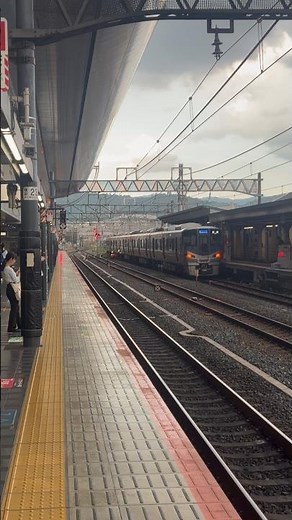 0番線から見る京都駅構内の様子