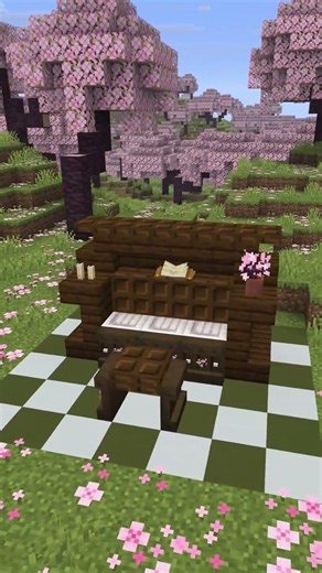 Grand Piano- Minecraft Build Inspiration