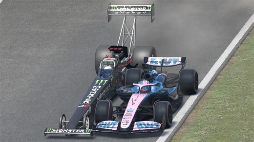 The FASTEST Racing on Earth - Alpine F1 vs NHRA Top Fuel Dragster at Monza #fblifestyle | Carluxius