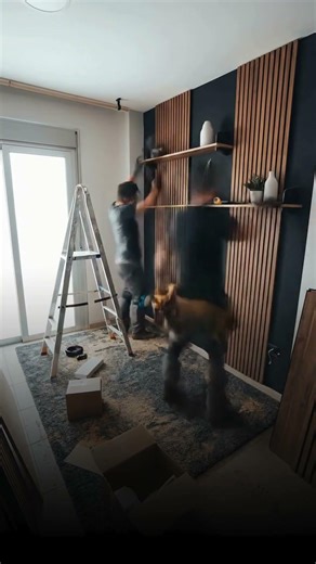 Building the ULTIMATE Aesthetic Desk Setup 🌿💡 #timelapse #shorts