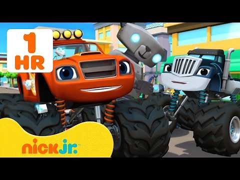 Blaze & Crusher's Wackiest Robot Builds! 🤖 | 1 Hour | Blaze and the Monster Machines | Nick Jr.