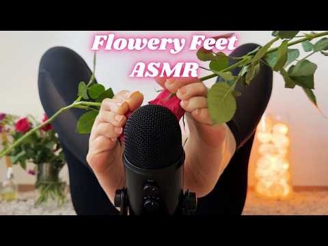 Flowery FEET ASMR (Relaxing Tingles)