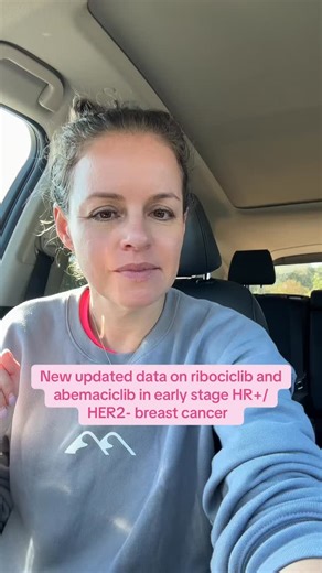 ⭐️ Update on longer outcomes with ribociclib (Kisqali) and abemaciclib (Verzenio) in hormone receptor positive/HER2 negative early stage breast cancer. ⭐️ These are CDK 4/6 inhibitors given in conjunction with endocrine therapy to reduce risk of recurrence. (CDK 4/6 inhibitors are standard of care in the treatment HR metastatic breast cancer as well). In early stage BC, abemaciclib is taken for 2 years and ribociclib for 3 years. In this video, I share with you recent updates (they are positive!