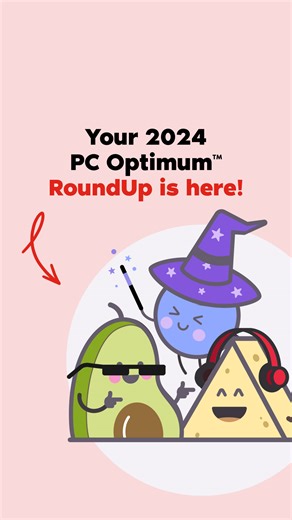 10K views · 52 reactions | 燎𢡄陋 Your PC Optimum™ RoundUp is here. Yep, all the deets on your points-filled year as a member.  Open the app to find out and then drop your persona's emoji in the comments. | PC Optimum | Facebook
