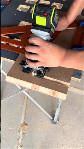 Super Clean#Cutting Trick#Tool Revealed🪵Perfect Wood Groove Cutting😱Magic Power Tool Hack⚙️#woodwork