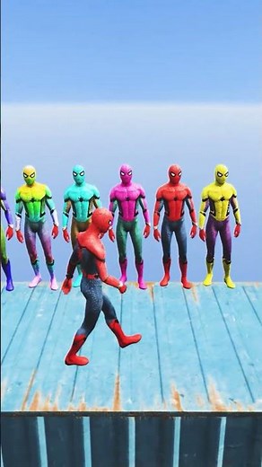 GTA 5 Epic Water Ragdolls Spiderman Jump/Fails Ep 2 #shorts