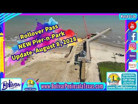 Update-The NEW Rollover Pass Pier, Comming Soon On Bolivar Peninsula.