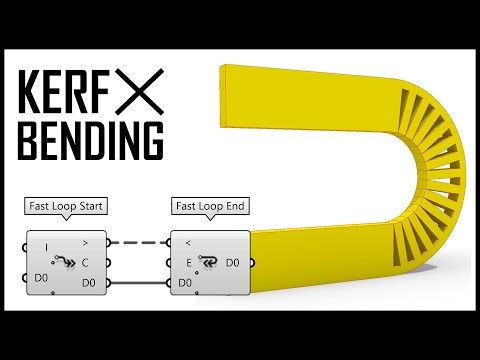 Grasshopper Anemone (Kerf Bending)