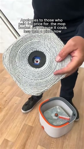 Ultra Spinning Mop with 360° Bucket for Effortless Cleaning #cleaningmotivation