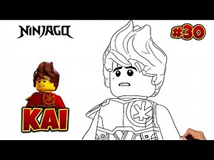 How To Draw KAI | NINJAGO: Dragons Rising #drawing #ninjagodragonsrising #ninjago