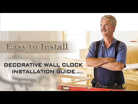 Vangold Decorative Wall Clock Installation Guide V9.12（English） Release Date: 2025-4-10
